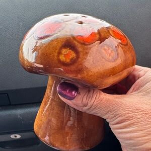 Magic Mushrooms “Salt & Pepper”  set glazed Signed and dated 1979 Vintage
